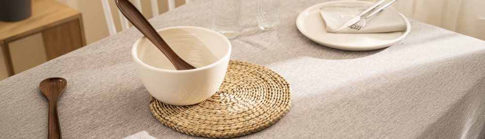 Sumar individuales a tu mesa le da estilo a tu hogar.